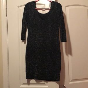 Sparkly black dress